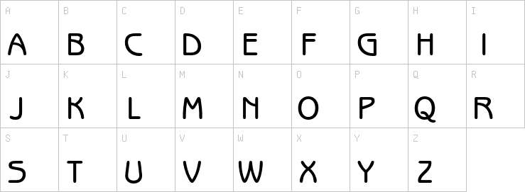Uppercase characters