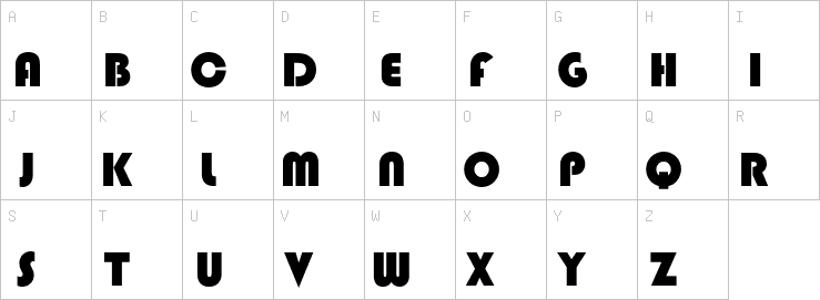 Uppercase characters