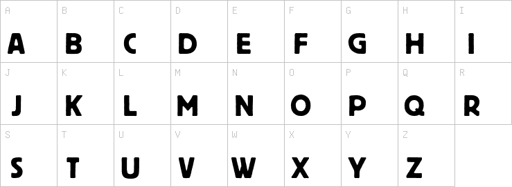 Uppercase characters