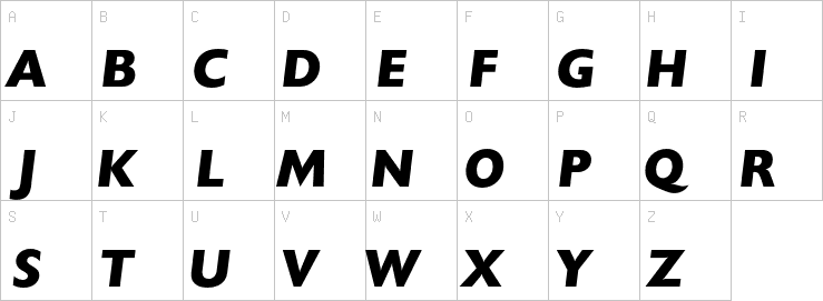 Uppercase characters
