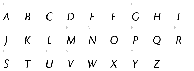 Uppercase characters