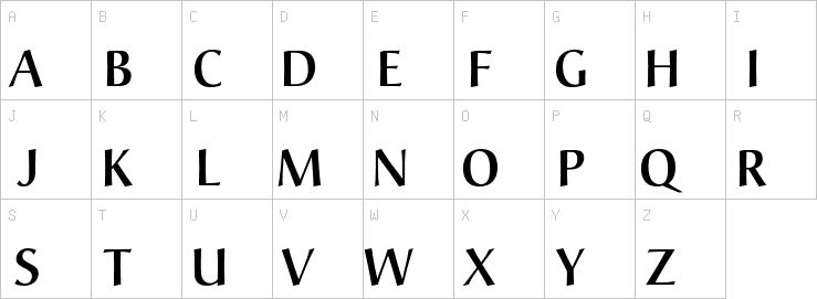 Uppercase characters