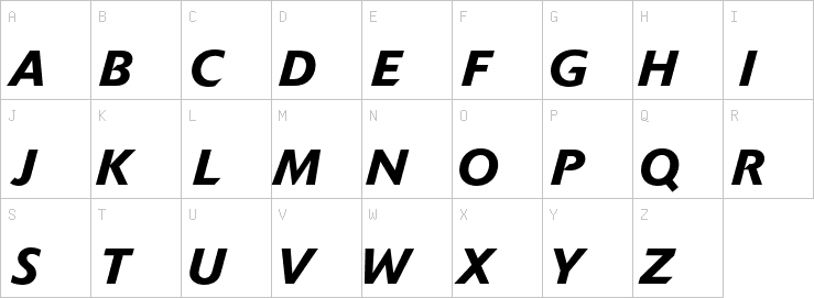 Uppercase characters