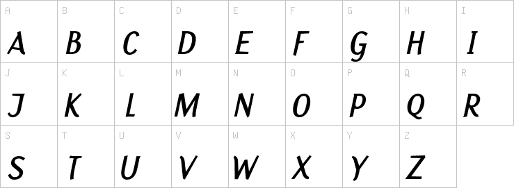 Uppercase characters