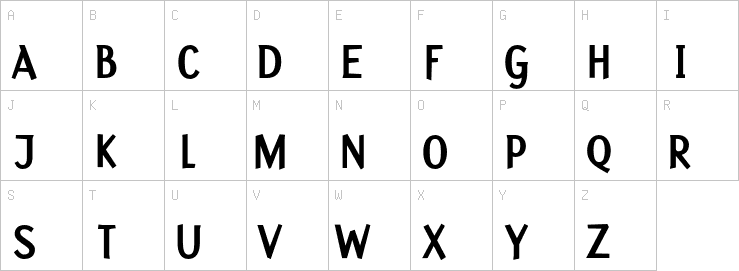Uppercase characters