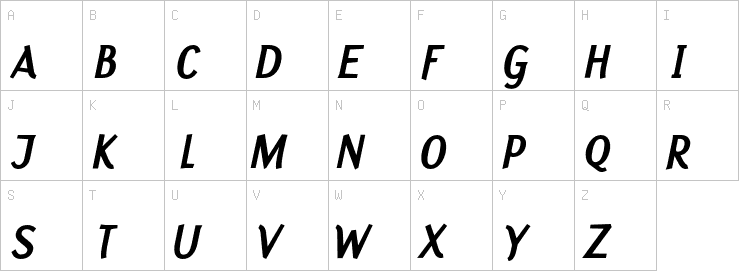 Uppercase characters