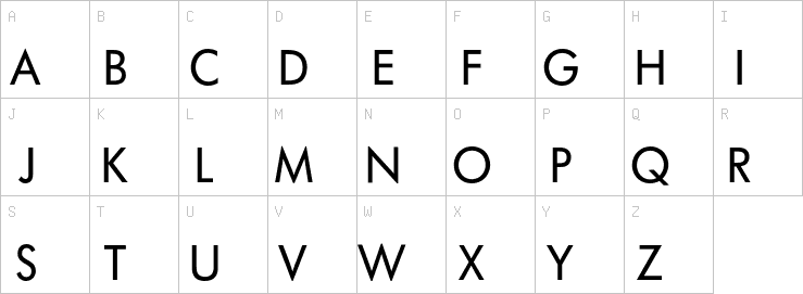 Uppercase characters