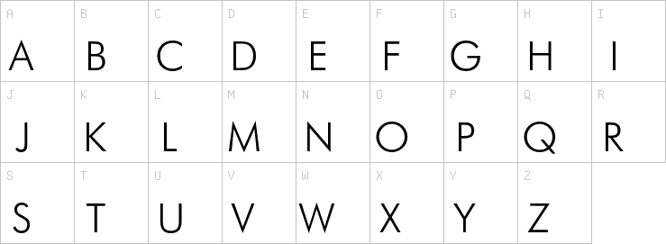 Uppercase characters