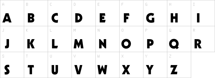 Uppercase characters
