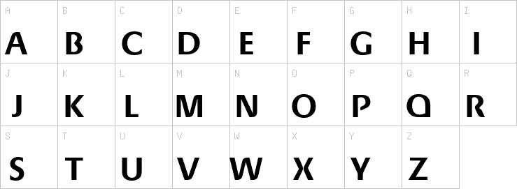 Uppercase characters