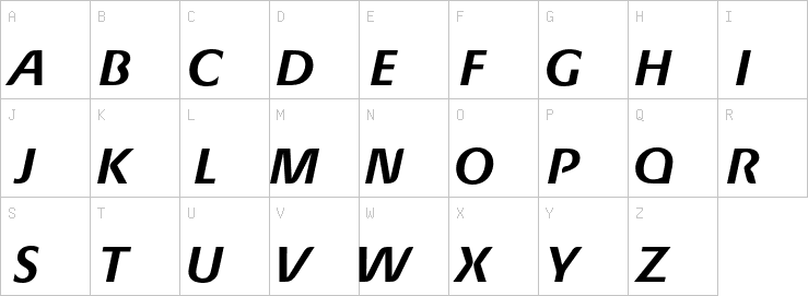 Uppercase characters