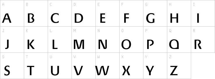 Uppercase characters