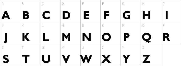Uppercase characters