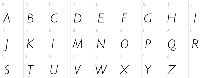 Uppercase characters