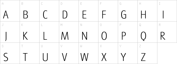 Uppercase characters