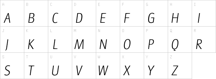 Uppercase characters
