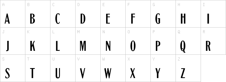 Uppercase characters