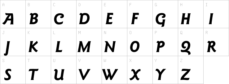 Uppercase characters
