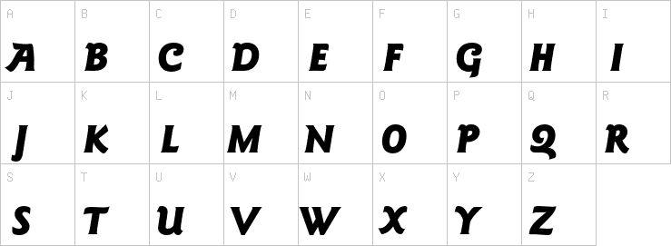 Uppercase characters