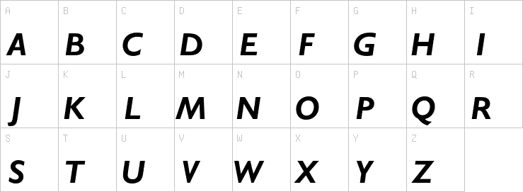 Uppercase characters