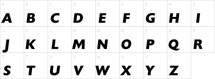 Uppercase characters