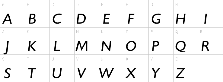 Uppercase characters