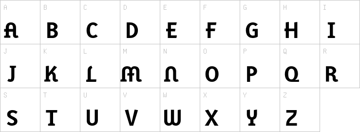 Uppercase characters