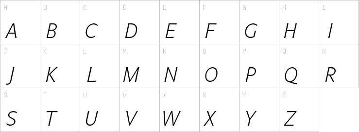 Uppercase characters