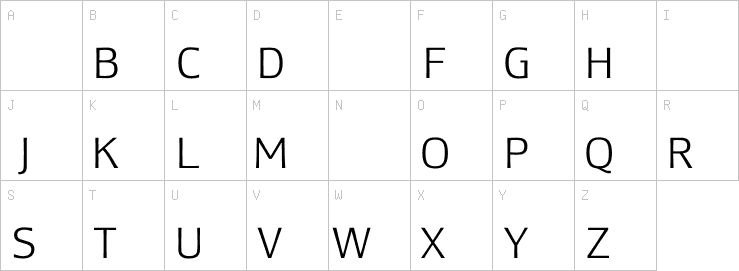 Uppercase characters