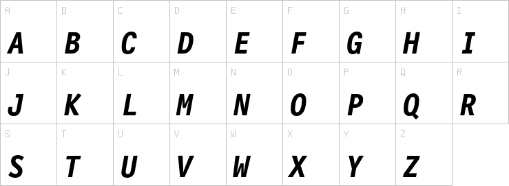 Uppercase characters