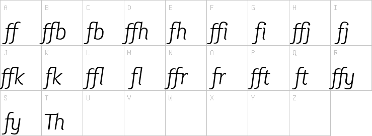 Uppercase characters