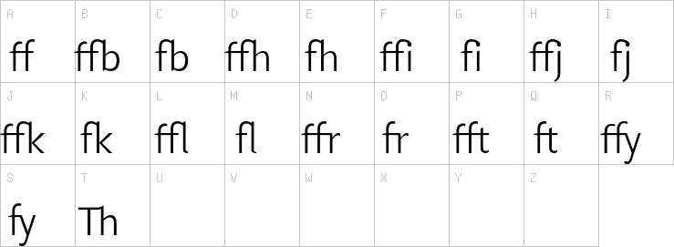 Uppercase characters